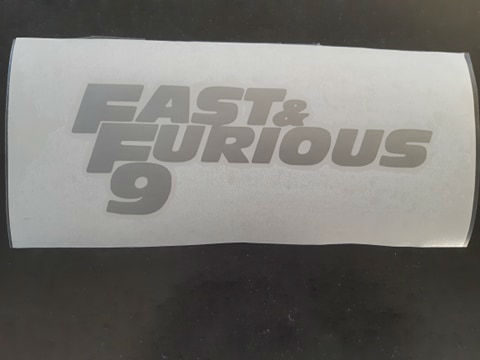 fast and the furious sticker, FF9 sticker, FF sticker, cool sticker, adhesive letters, original sticker, slogan sticker, logo sticker, name sticker, name sticker, car sticker, text sticker, advertising sticker, eye-catching sticker 