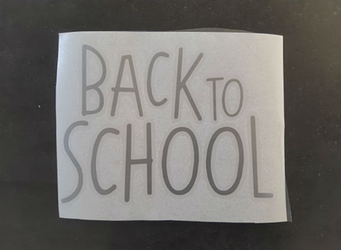 back to school, window sticker, window sticker, window foil sticker, sandblast sticker